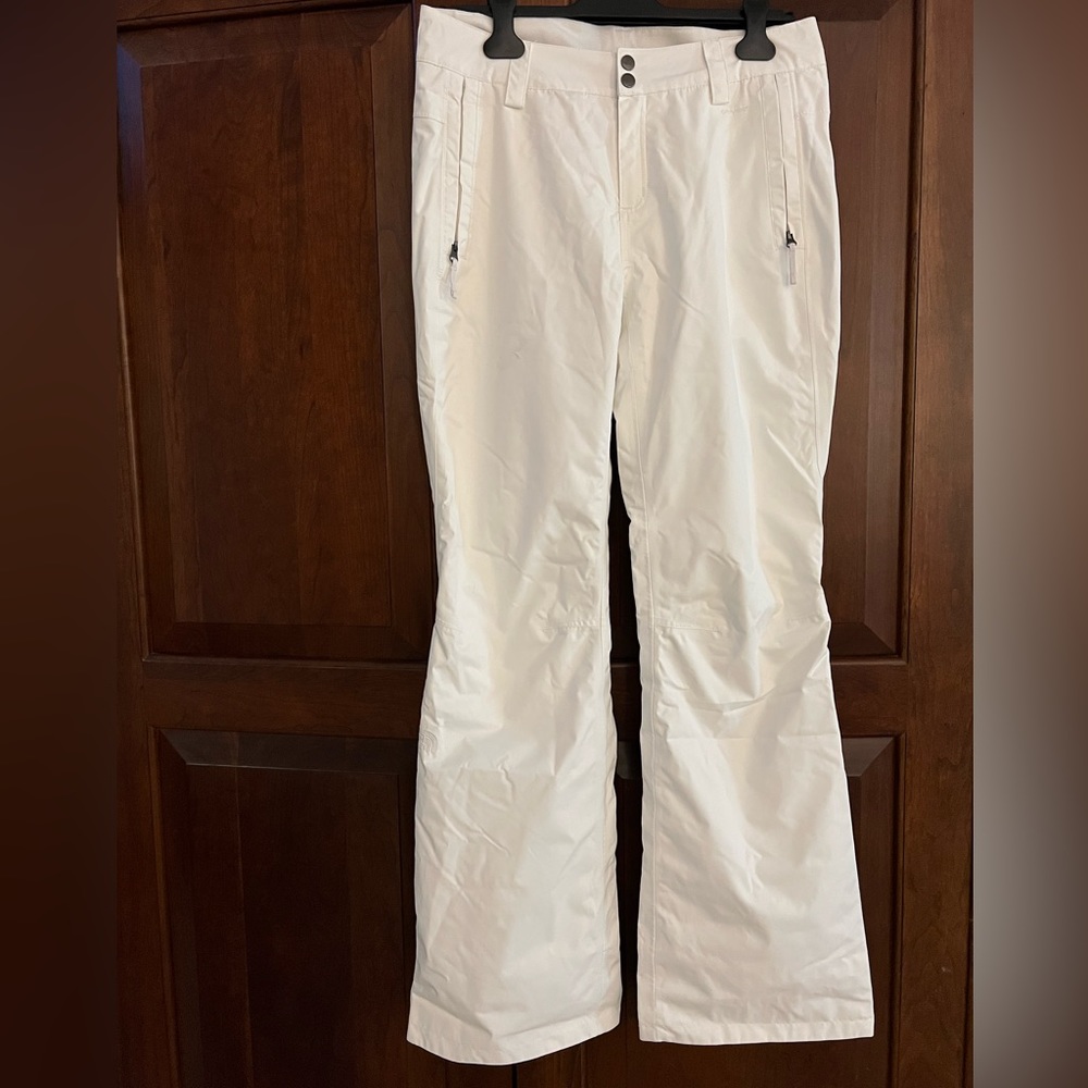 White The North Face Snowpants Womens M Long